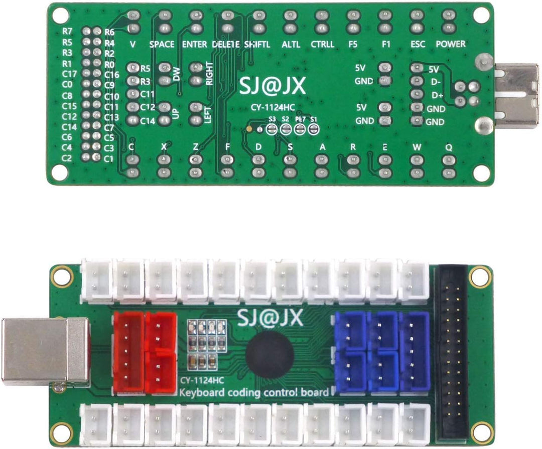 Development Keyboard Encoder Board Game Controller DIY LED Keyboard Development Board Media Music US