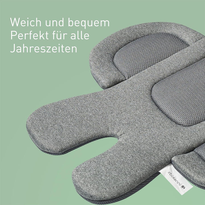 Innokids Säuglings Autositz Einsatz, Neugeborener Kopf-Stützkissen und Körper-Stützkissen für Babys