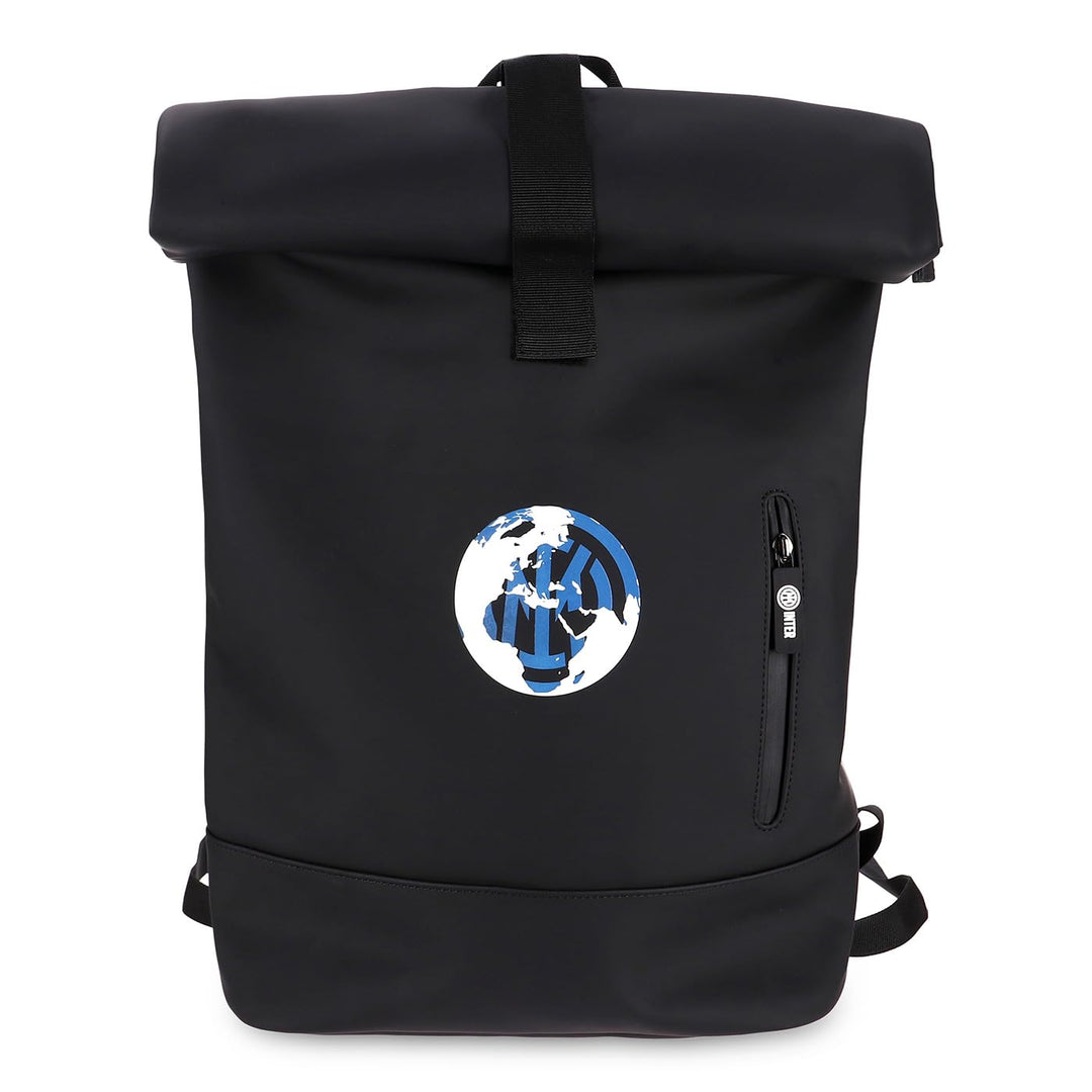 FC Internazionale Milano S.p.A. Unisex Inter Rucksack Sporttasche, Schwarz, Non Applicabile