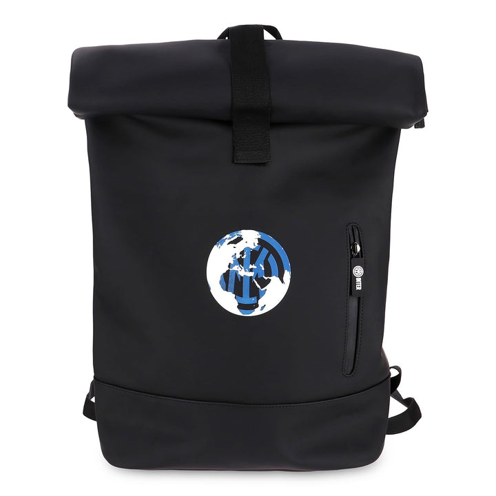 FC Internazionale Milano S.p.A. Unisex Inter Rucksack Sporttasche, Schwarz, Non Applicabile