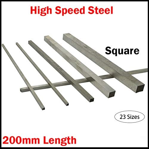 Drehstahl, HSS Vierkantschaft, Drehmeissel, Metallbearbeitung, Drehwerkzeug (1 Stück – 200 x 4 x 4 m