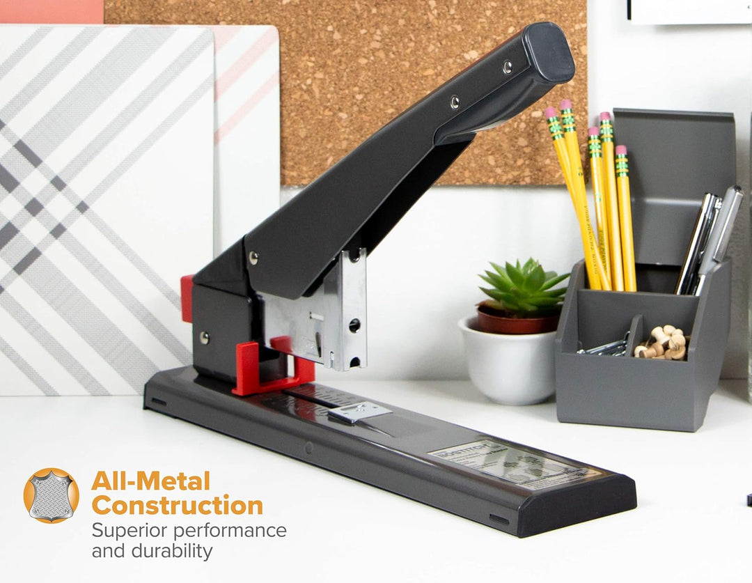 Bostitch Office 215 Blatt Extra Heavy Duty Heftgerät, No Jam Technology, Easy Reload, Schwarz (00540