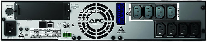 APC Smart UPS SMX - SMX1000I - USV 1000VA (Rack / Tower, bis zu 20 min. Überbrückungszeit bei Stroma