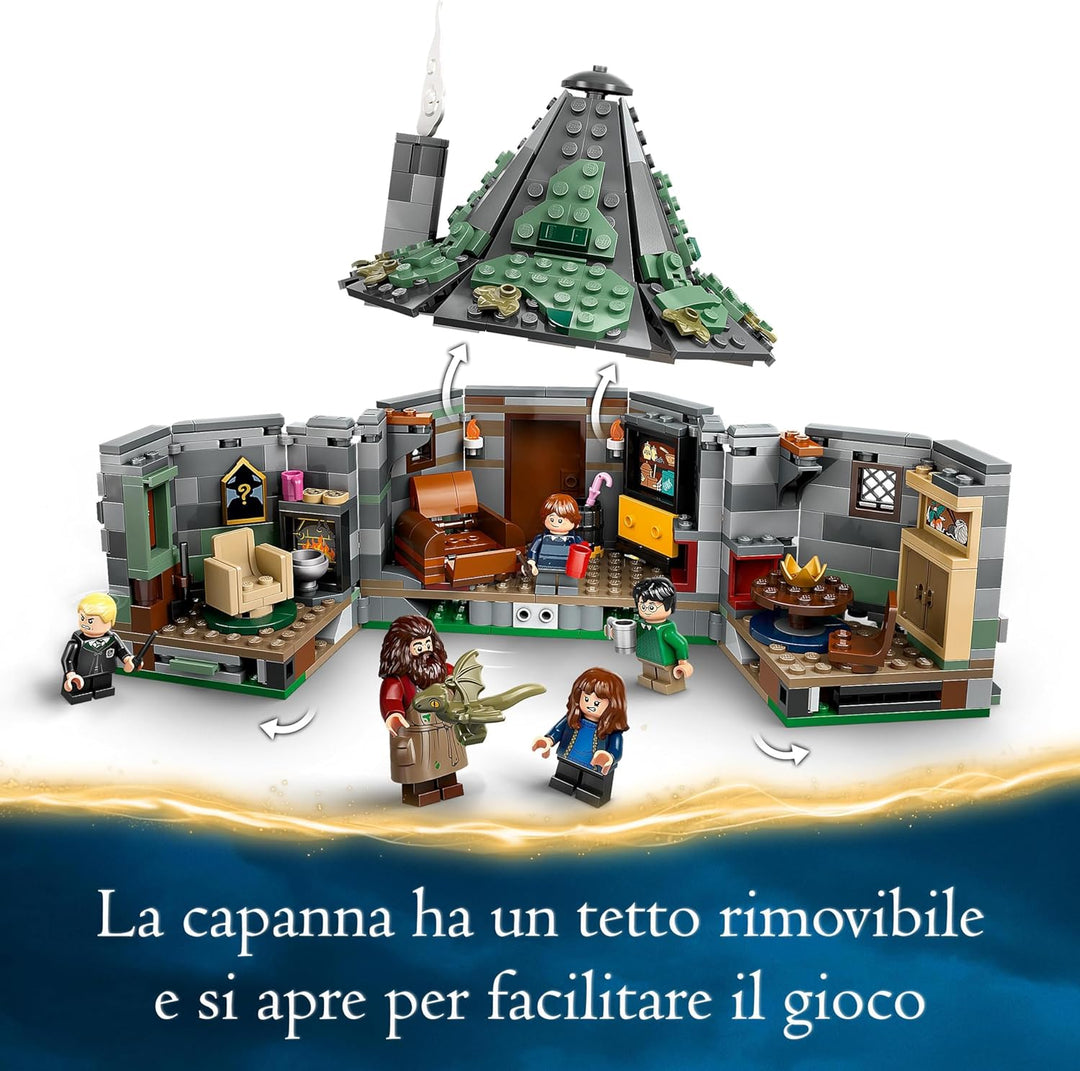 LEGO Harry Potter Hagrids Hütte: EIN unerwarteter Besuch Set & Harry Potter Fliegender Ford Anglia,