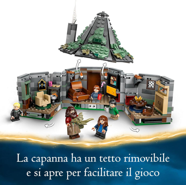 LEGO Harry Potter Hagrids Hütte: EIN unerwarteter Besuch Set & Harry Potter Fliegender Ford Anglia,