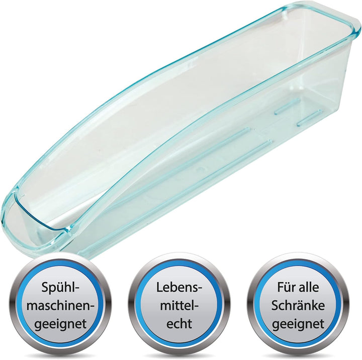 Kühlschrank - Behälter (33 x 7,5 x 8cm) Kühlschrankbox Spülmaschinengeeignet - Hochwertige Aufbewahr