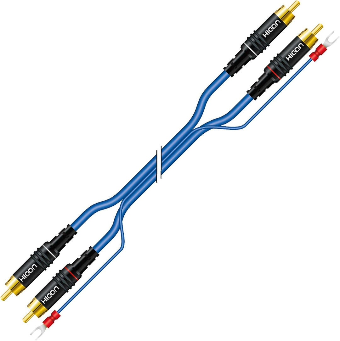 Sommer Cable Sinus Control 2,5m Cinch NF-/ Phonokabel mit Erdung - SS81-0250