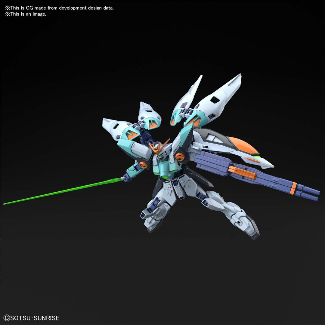 BANDAI Gundam - HG 1/144 Gundam Wing Sky Zero - Modellbausatz Wing Gundam Sky Zero, Wing Gundam Sky