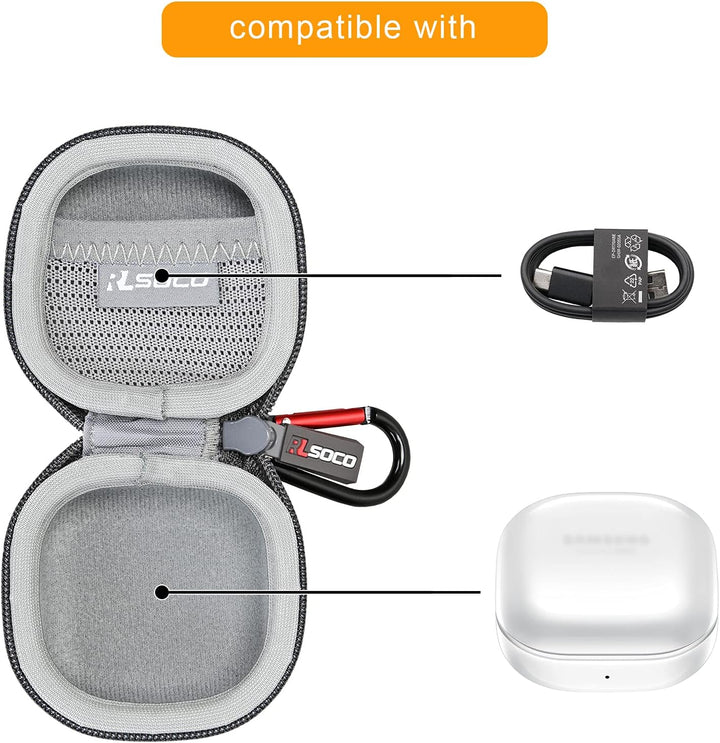 RLSOCO Schutzhülle für Samsung Galaxy Buds 2 Pro/Galaxy Buds2/Galaxy Buds Live/Galaxy Buds FE/Galaxy