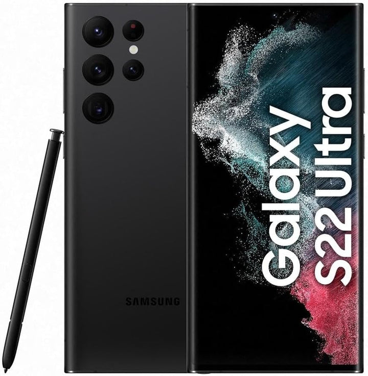 Samsung S908B Galaxy S22 Ultra 5G 128 GB Enterprise schwarz 6,8" 8 GB RAM Alle Träger Schwarz 8 GB,