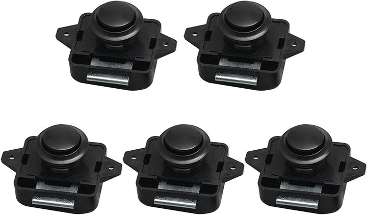 Faderr Druckknopf-Schlösser, 5 Stück, Druckknopf-Verriegelung für Schublade, Schlüsselloses Türschlo