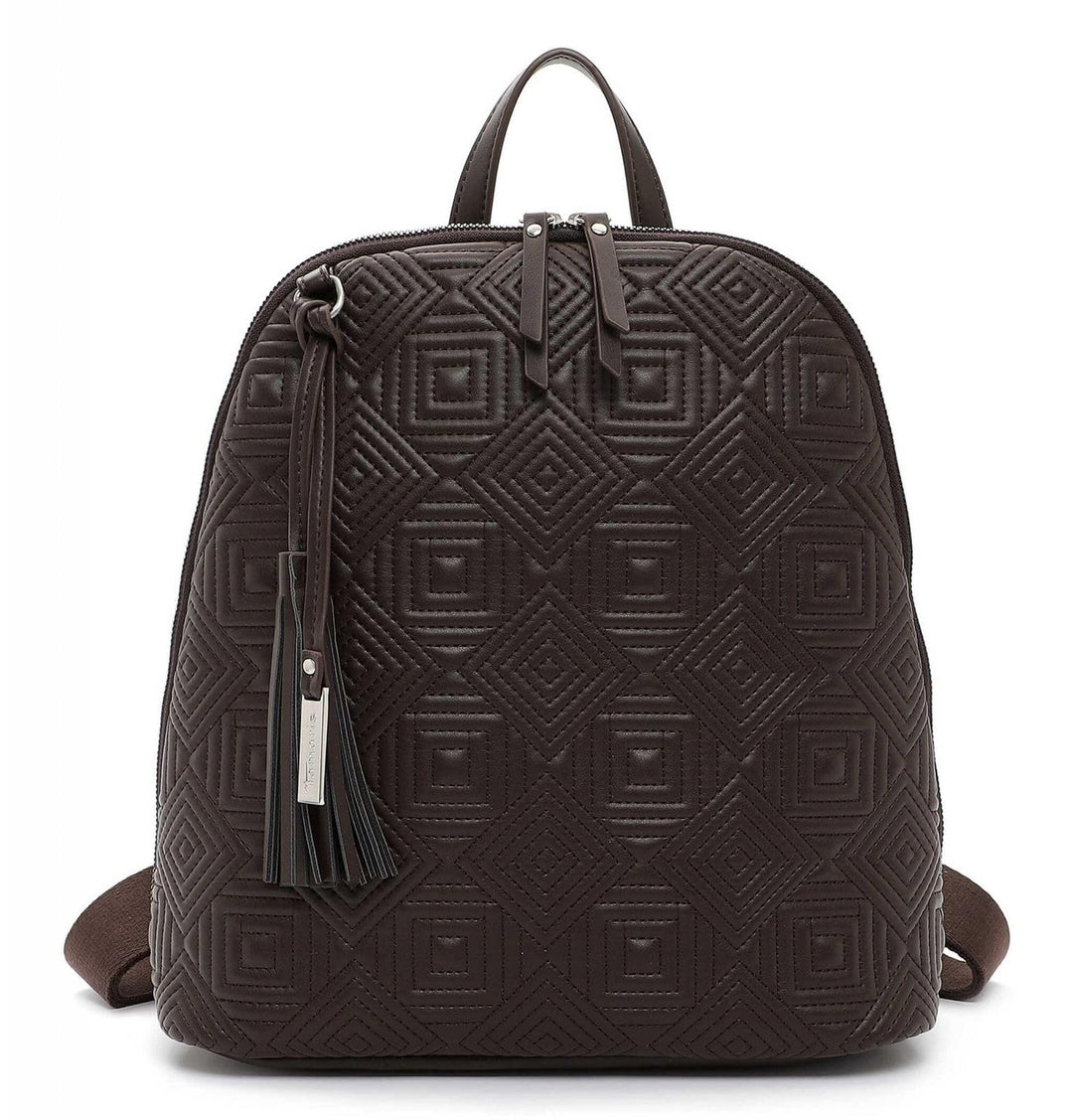 Tamaris Rucksack Merle 32725 Damen Rucksäcke Ornament, Brown