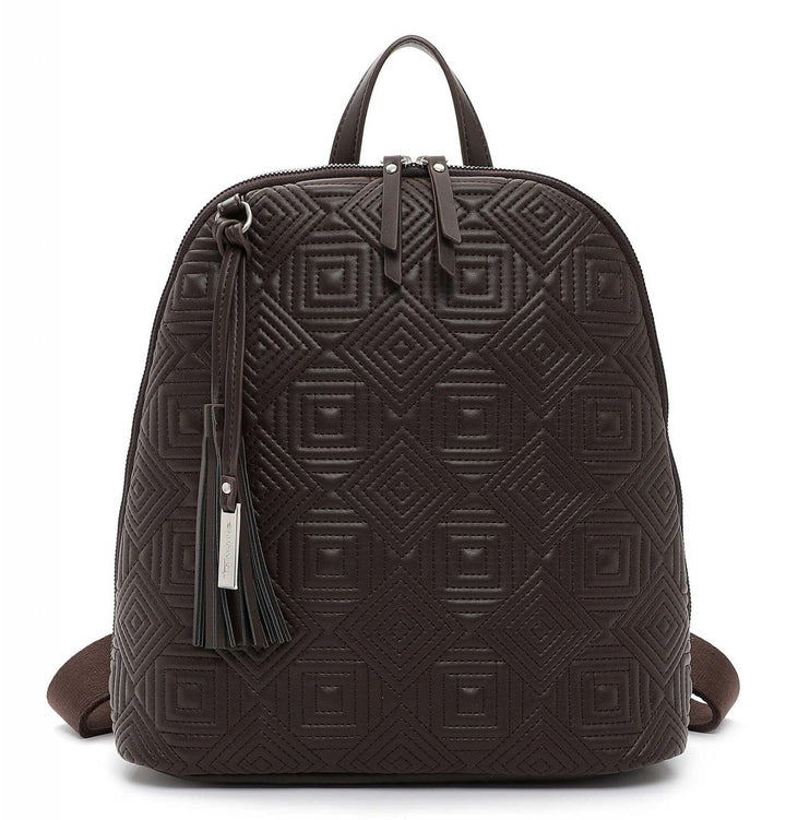 Tamaris Rucksack Merle 32725 Damen Rucksäcke Ornament, Brown