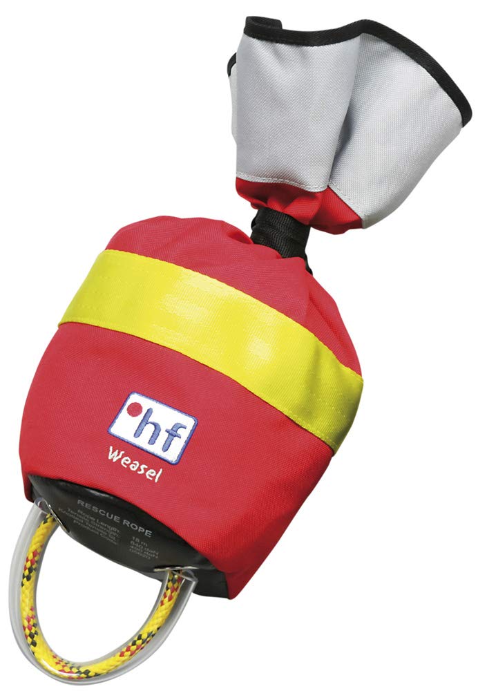 HF Wurfsack Weasel 18m, 7,5mm rot-gelb, rot-gelb