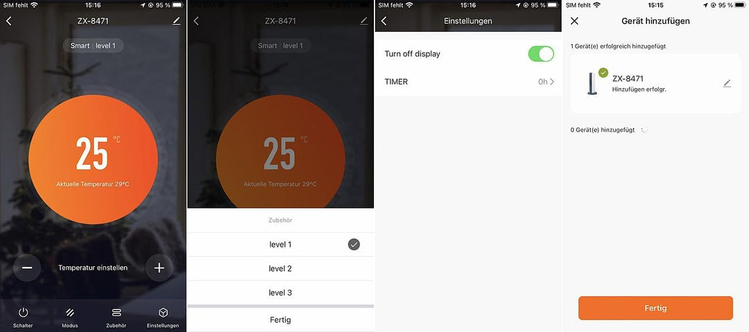Sichler Haushaltsgeräte Heizgeräte: WLAN-Ölradiator mit App und Fernbedienung, Timer, 11 Rippen, 2.5