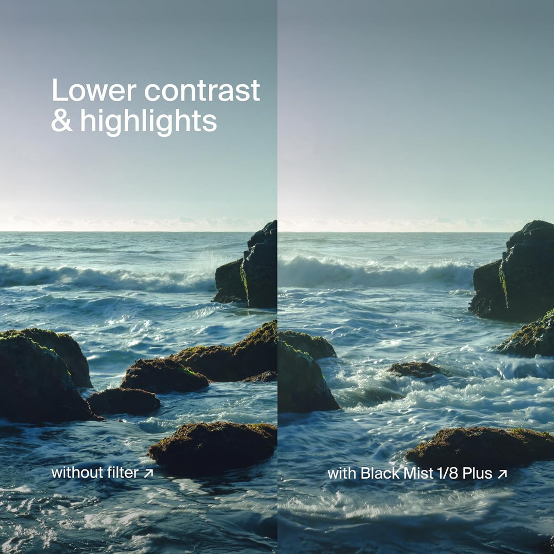 Urth 77mm Magnetischer Ethereal Black Mist ⅛ Diffusions-Objektivfilter (Plus+) - Kinoeffekt, 20-fach