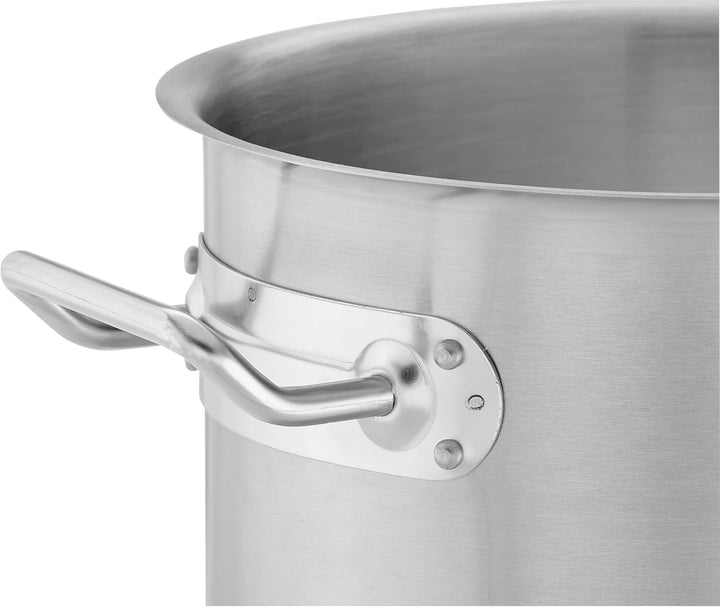 TECHNICA PRESTONA Topf Induktion 6 l – Kochtopf aus Edelstahl mit Sandwichboden 200 mm – Hitzebestän