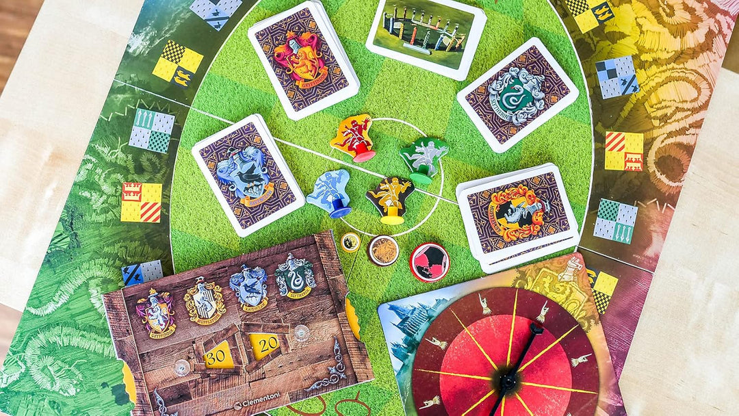 Clementoni Harry Potter Quidditch-Turnier - Gesellschaftsspiel für Kinder ab 8 Jahren & Erwachsene -