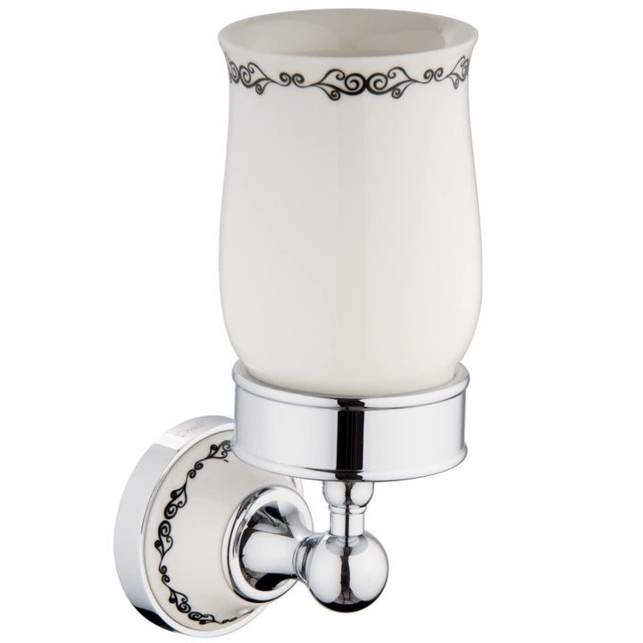 PaulGurkes Nostalgie Retro Zahnputzbecher Keramik Bad Accessoires Landhausstil Badaccessoires Set, Z