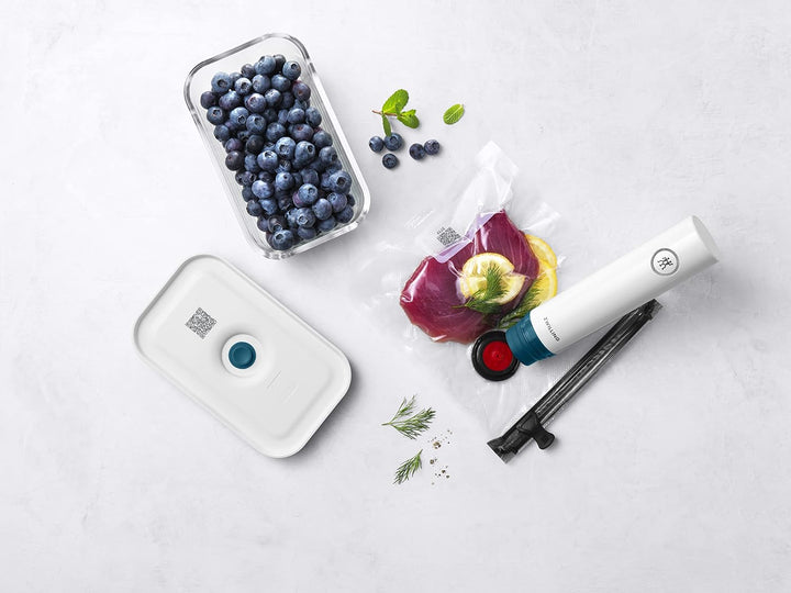 ZWILLING Fresh & Save Vakuumpumpe, handliches Vakuumgerät, für alle Fresh & Save Dosen und Beutel, W