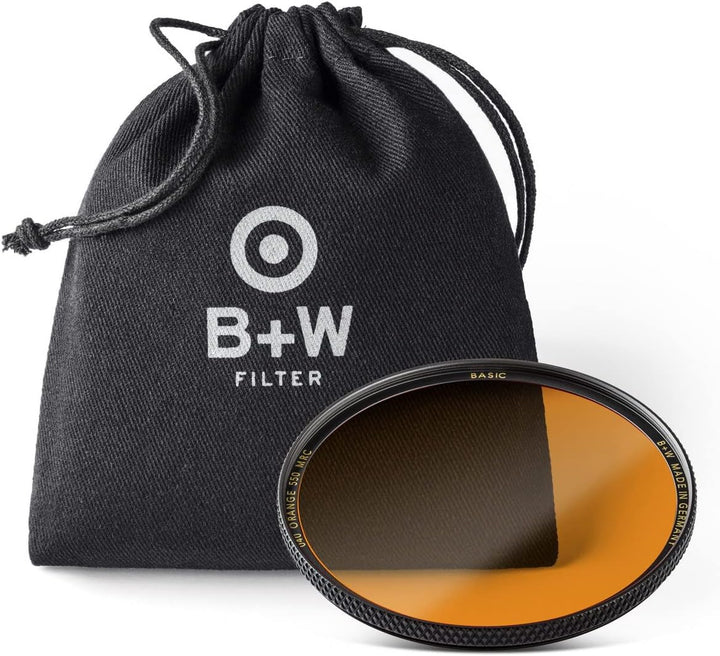 B+W Orangefilter 040 MRC Basic 43mm (16x vergütet, Professional)