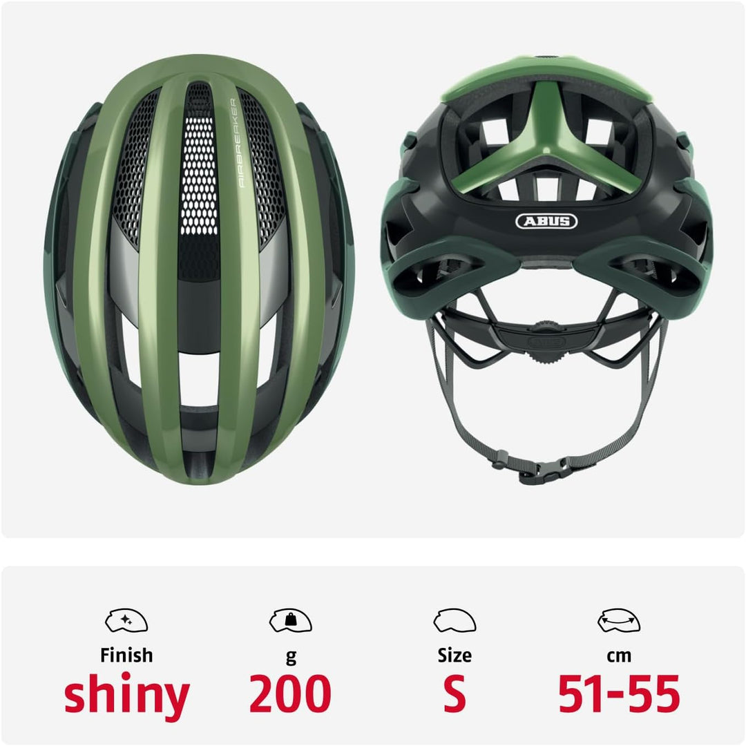 ABUS Rennradhelm AirBreaker - High-End Fahrradhelm für den professionellen Radsport - für Damen und