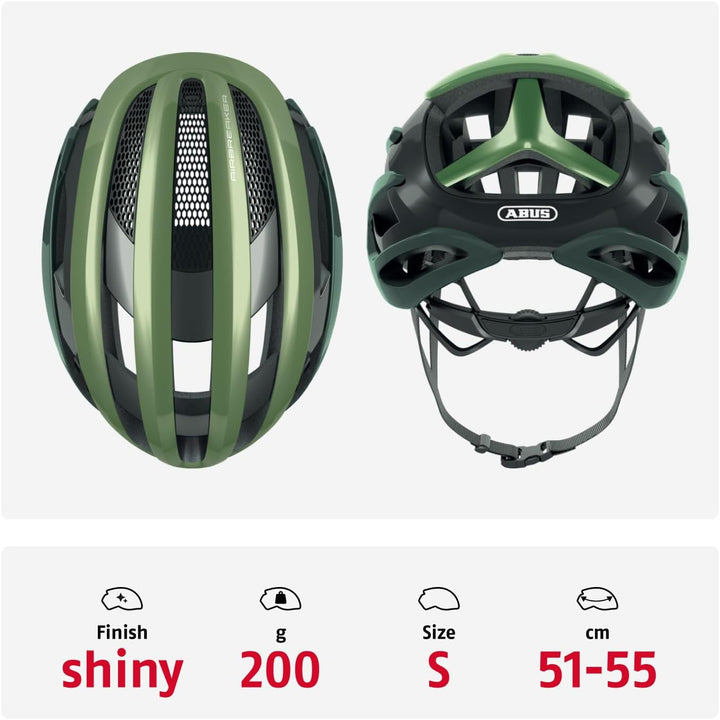ABUS Rennradhelm AirBreaker - High-End Fahrradhelm für den professionellen Radsport - für Damen und