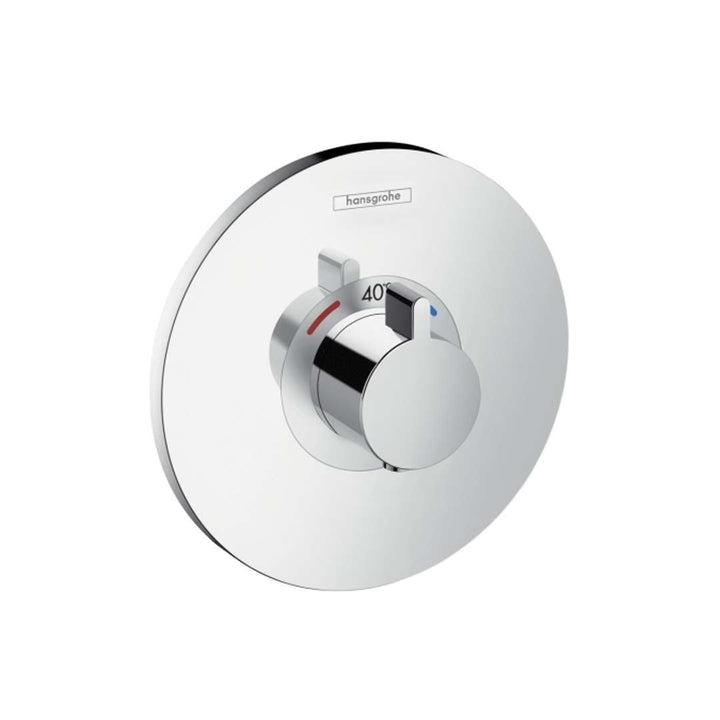hansgrohe Ecostat S Unterputz Thermostat, für 1 Funktion, Chrom für Durchfluss bis ca. 37l/min Dusch