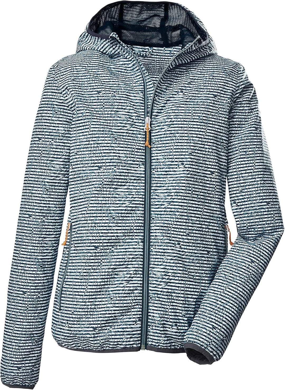 Killtec Damen Kos 63 Wmn Jckt Funktionsjacke/Outdoorjacke mit Kapuze, packbar 34 dunkelblau, 34 dunk
