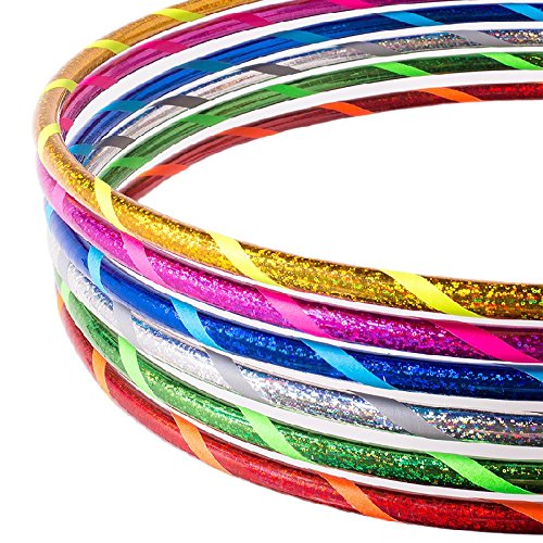 Glamour Hula Hoop Reifen Ø60/70/80/90/100cm Pink Ø90cm, Pink Ø90cm
