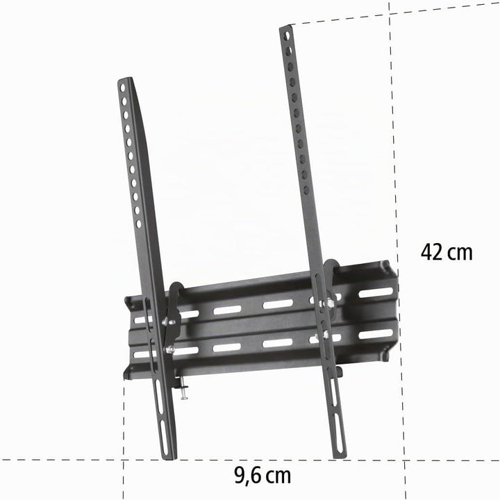 Hama TV Wandhalterung neigbar, Slim (TV Wandhalterung 32-65 Zoll, VESA 100x100 bis VESA 400x400, bis
