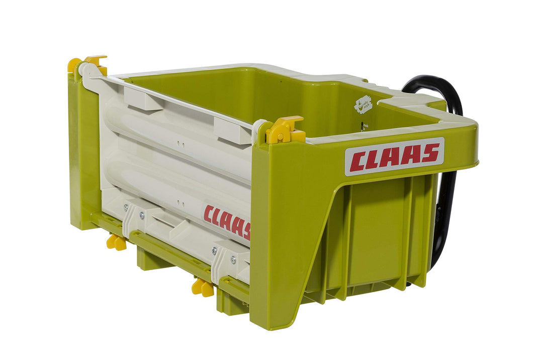 Rolly Toys 408924 rollyBox Claas Transportmulde für Trettraktor (Kinder von 3-10 Jahre, Mulde kippba