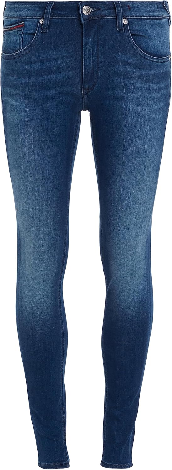 Tommy Jeans Damen Jeanshosen 24W / 28L Blau (New Niceville Mid Blue Stretch), 24W / 28L Blau (New Ni