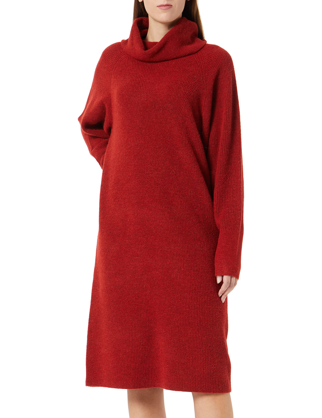 BOSS Damen C_folibia Dress XL Medium Red, XL Medium Red