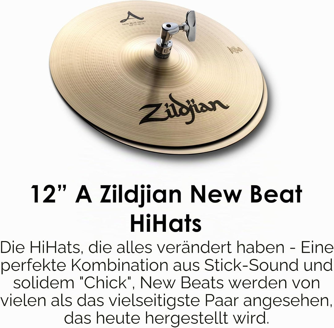 Zildjian A Zildjian Series City Cymbal Box Set - 12" New Beat Hi-Hats, 14" Crash, 18" Uptown Ride, C