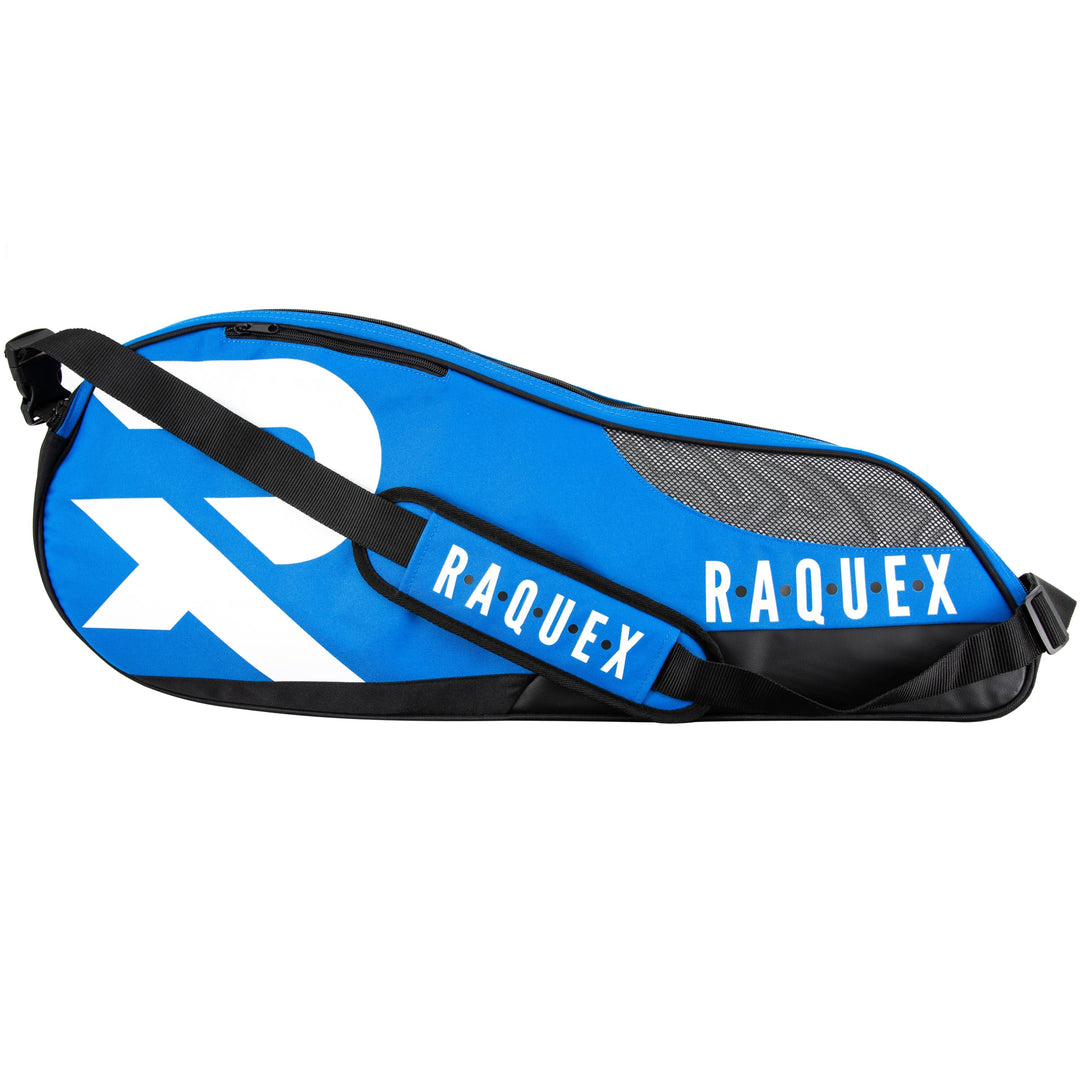 Raquex Schlägertasche für Tennis-, Badminton- und Squashschläger. Tennistasche für bis zu 6 Schläger