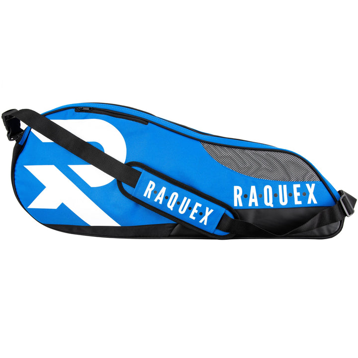 Raquex Schlägertasche für Tennis-, Badminton- und Squashschläger. Tennistasche für bis zu 6 Schläger