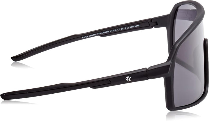 CHPO Unisex Erica Sunglasses 60 Matte Black, 60 Matte Black