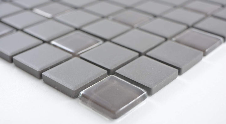 Mosaik Fliese Keramik braun unglasiert Glas für WAND BAD DUSCHE KÜCHE FLIESENSPIEGEL THEKENVERKLEIDU