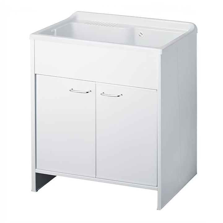 Negrari 9010KAM Waschbecken aus Kunstharz, 80 x 50 cm, Weiss, 80 x 50 cm, 12 Einheiten