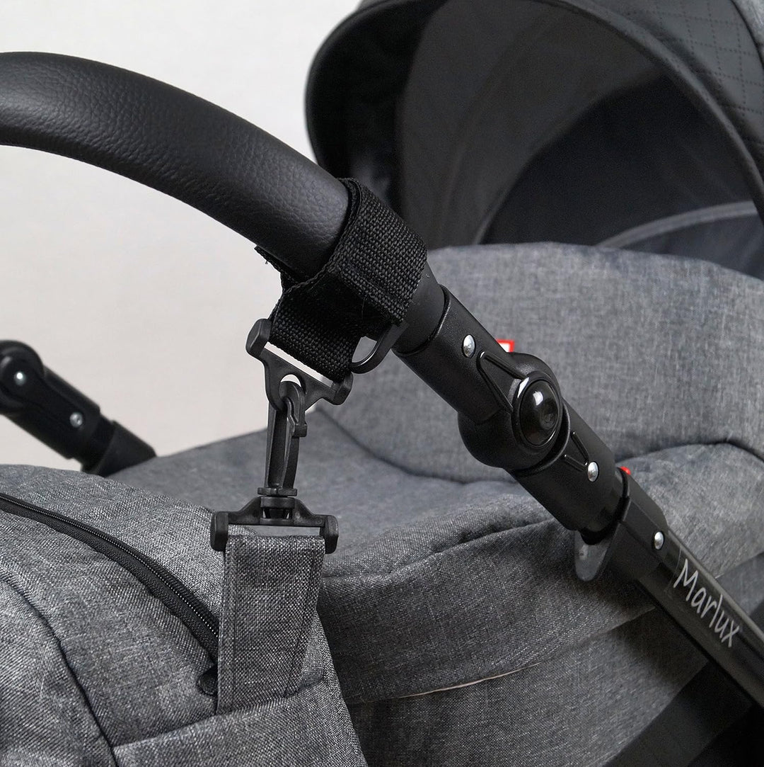 BabyLux Wickeltasche CANDY FLEX Kinderwagentasche Baby Windel Tasche Pflegetasche (CandyFlex Burgund