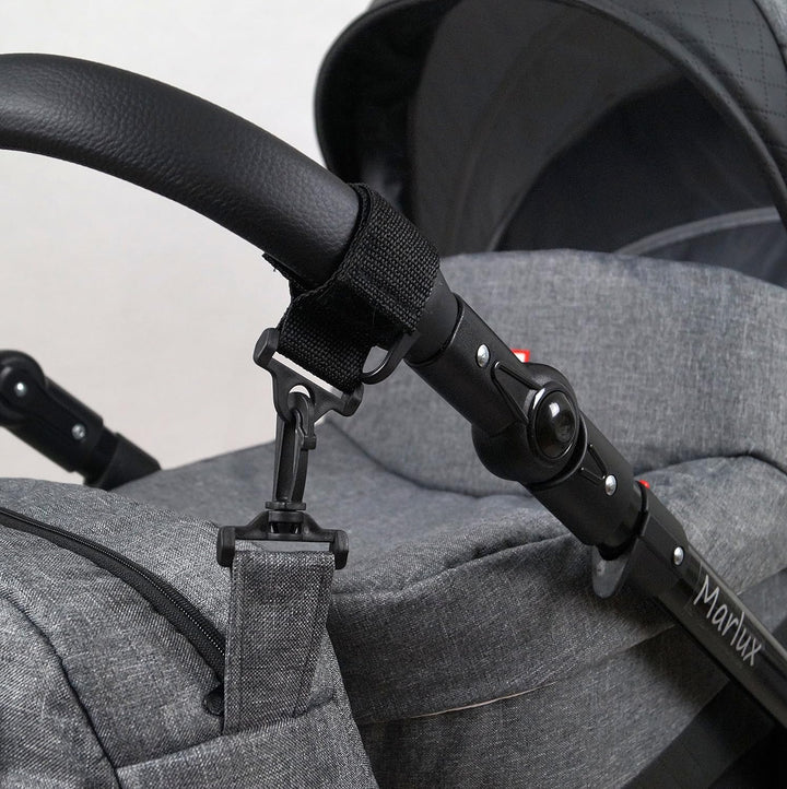 BabyLux Wickeltasche CANDY FLEX Kinderwagentasche Baby Windel Tasche Pflegetasche (CandyFlex Burgund
