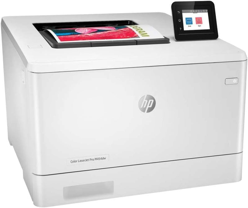 HP Color LaserJet Pro M454dw Farblaserdrucker (Laserdrucker, WLAN, LAN, Duplex, Airprint) weiss Druc