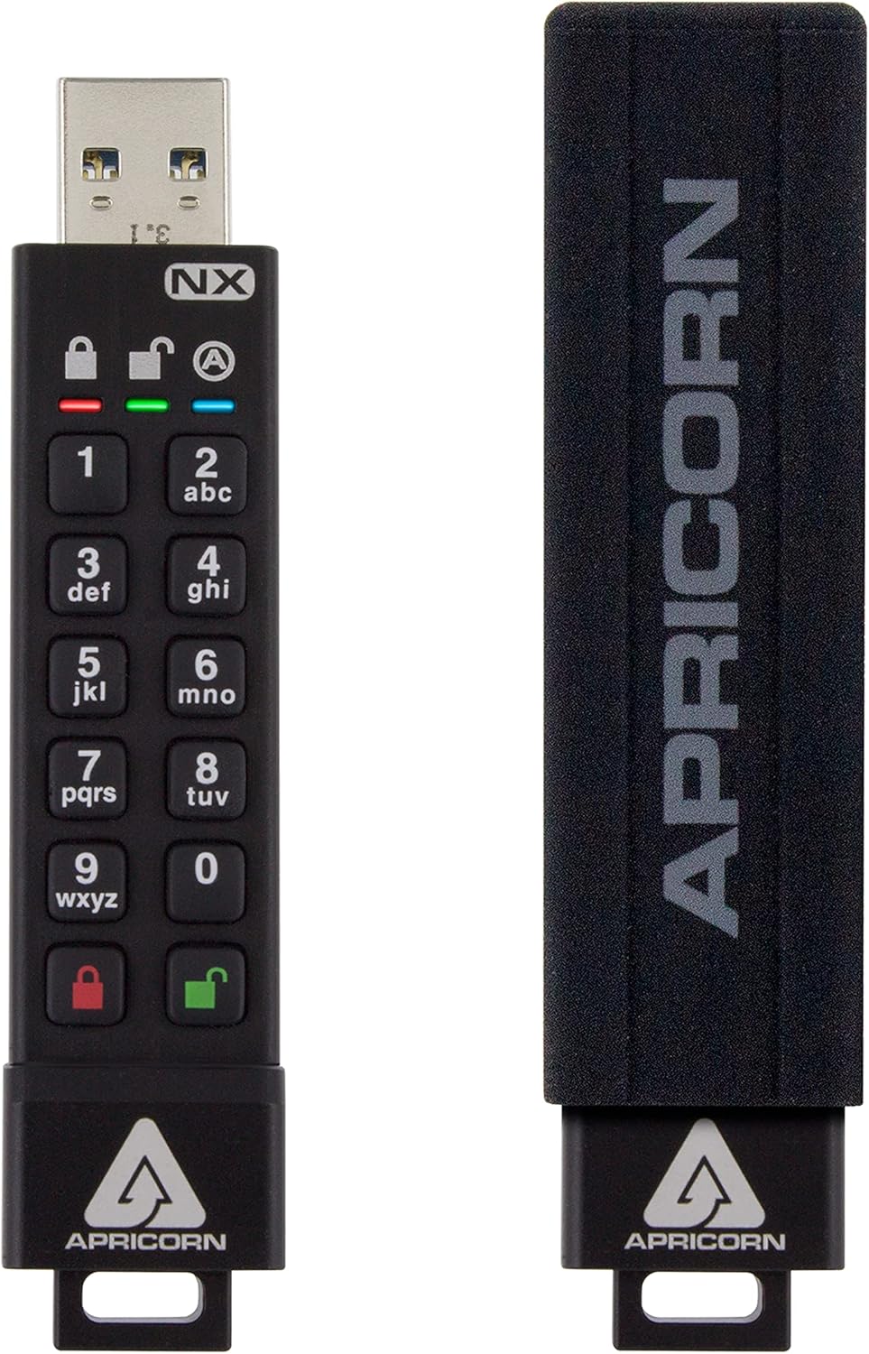 Apricorn Aegis Secure Key 3 NX 256-Bit verschlüsselter FIPS 140-2 Level 3 Validated Secure USB 3.0 F