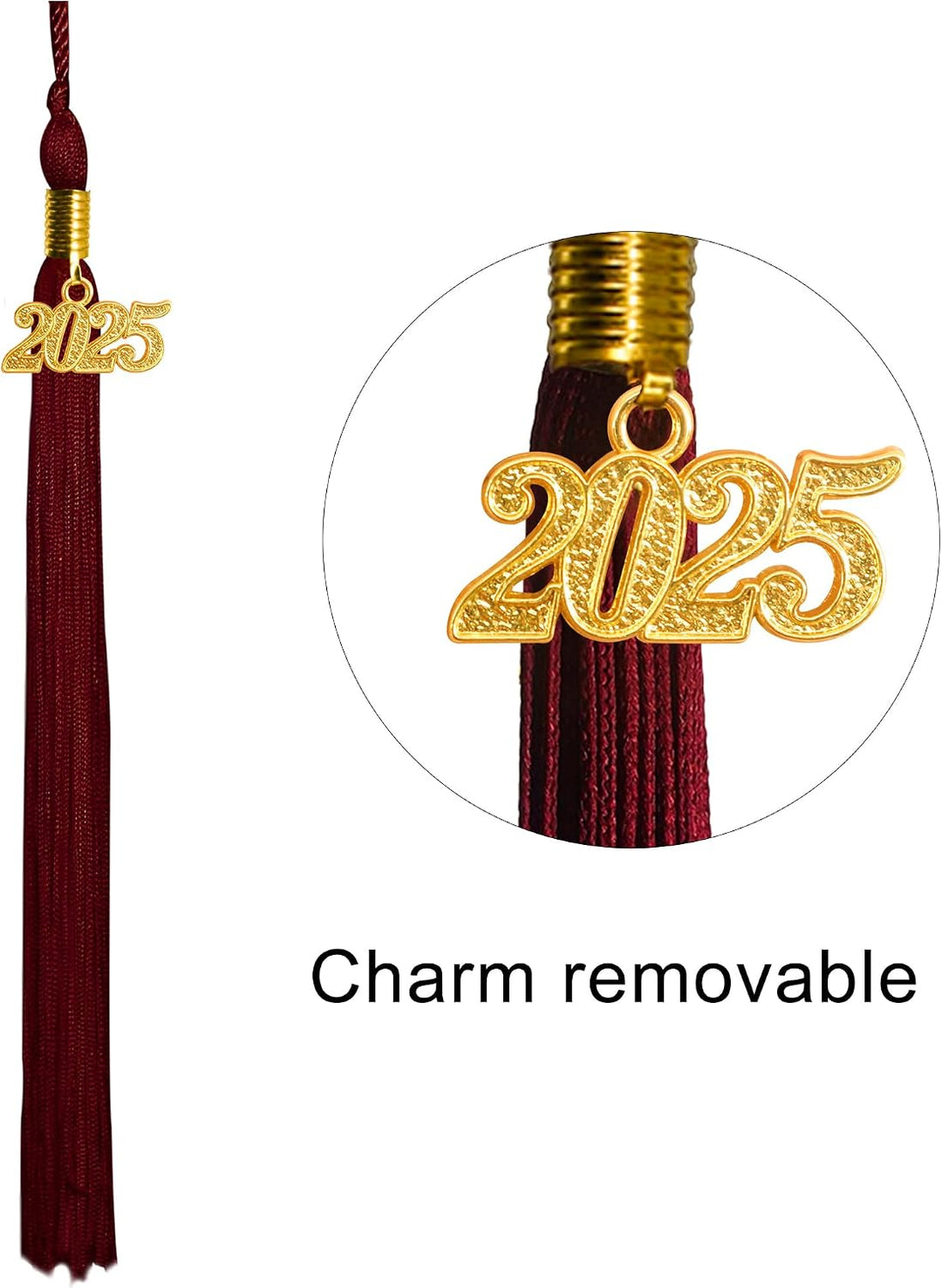 GraduationMall Abschluss Talar Doktorhut 2026 Abschlussoutfit für Abitur,Bachelor,Master,Akademische