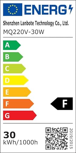 loyal 10er 30W 3000LM LED Strahler Aussen, 6000K Kaltweiss LED Fluter Flutlicht, IP65 Wasserdicht LE