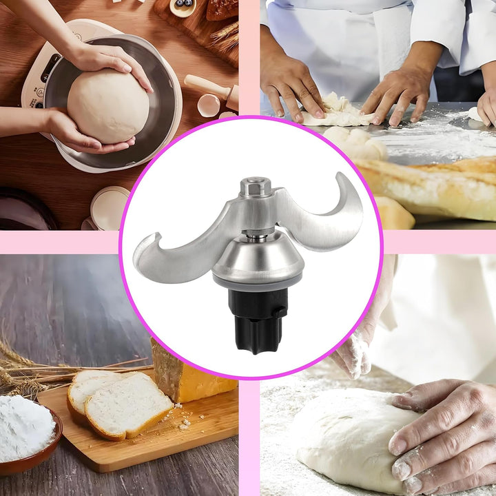 Passend für Vorwerk Thermomix TM31 Edelstahl Teigmischmesser (mit Dichtungsring) Küchenmaschinen-Mix