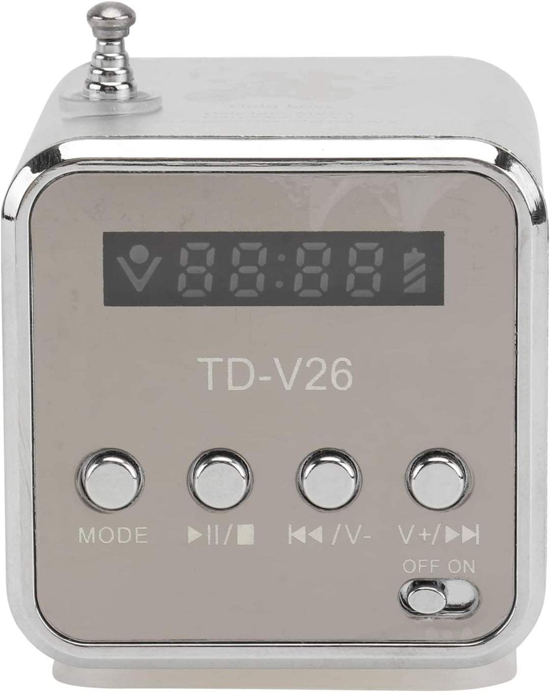 Td-V26 Mini Lautsprecher, Digital Lautsprecher , Fm Radio Stereo Tragbarer kabelloser Outdoor Mini L