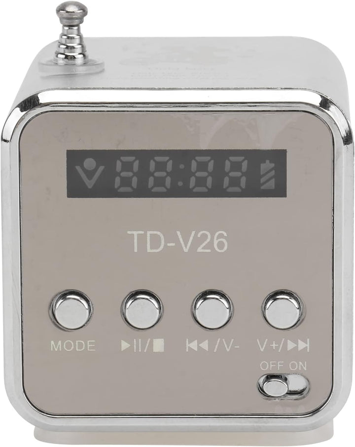 Td-V26 Mini Lautsprecher, Digital Lautsprecher , Fm Radio Stereo Tragbarer kabelloser Outdoor Mini L