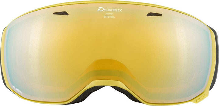 ALPINA ESTETICA Q-LITE - Verspiegelte, Kontrastverstärkende OTG Skibrille Mit 100% UV-Schutz Für Erw